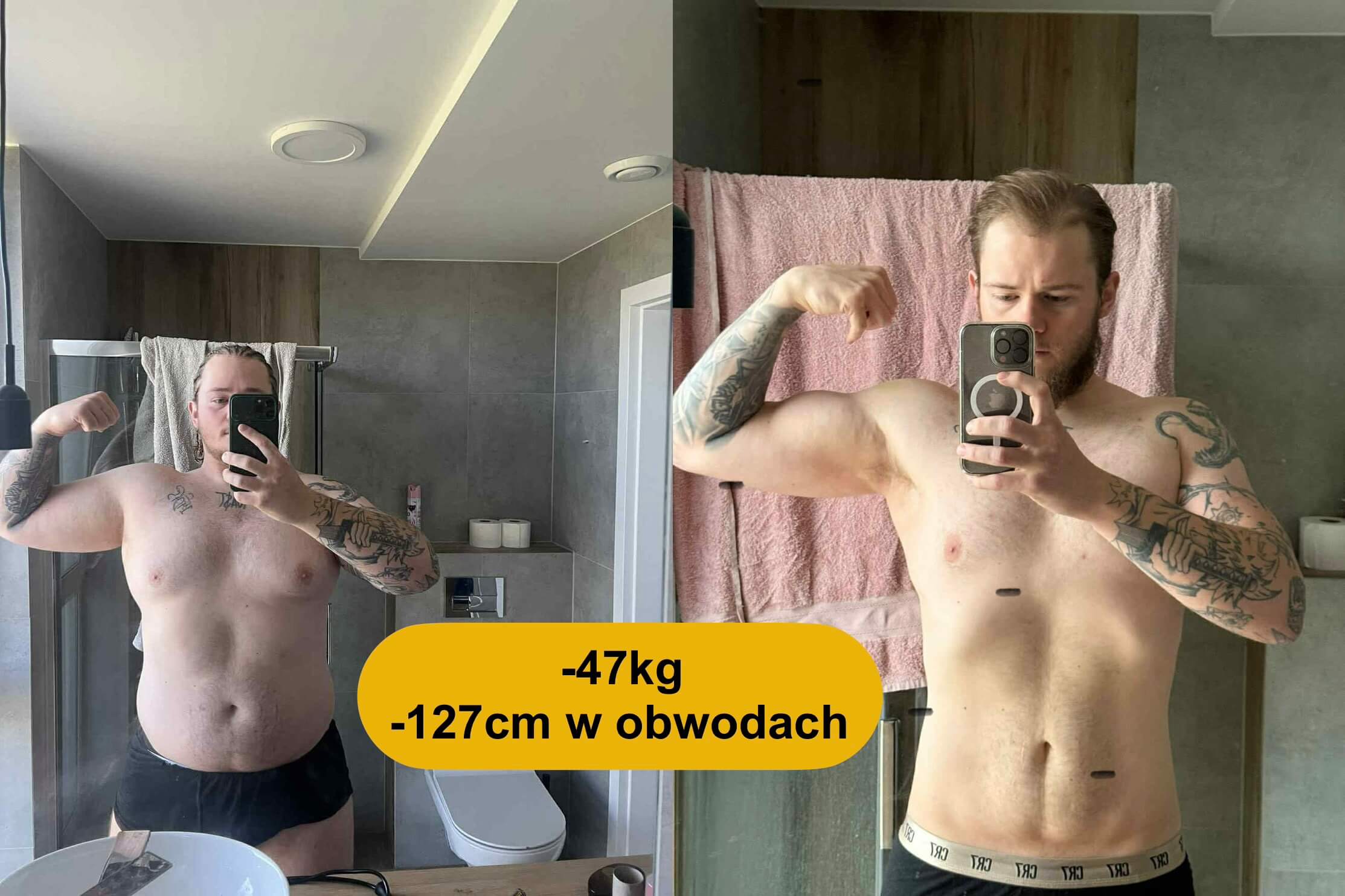 Transformacja klienta - Efekty treningu personalnego Kielce